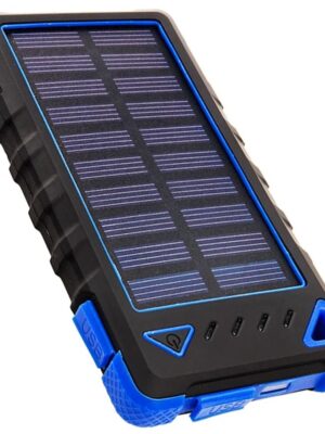 Maze Exclusive 8,000mAh High-Speed 2-Port Solar Power Bank / Blue