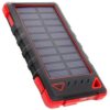Maze Exclusive 8,000mAh High-Speed 2-Port Solar Power Bank / Red