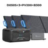 BLUETTI D050S + 3*PV200 + 1*B300 / Solar Generator Kit