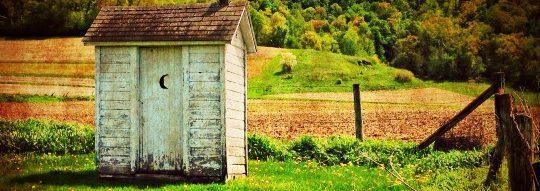 backyard outhouse