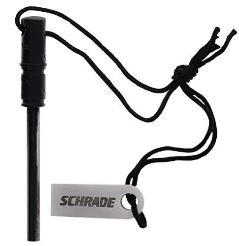 Schrade Delta Class Fire Starter 4in Ferro Rod