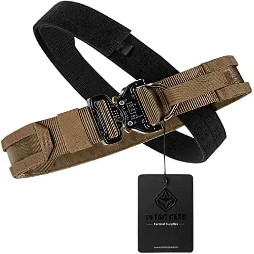 PETAC GEAR Tactical Molle Belt Rigger Belt with Cobra Buckle Gun Belt