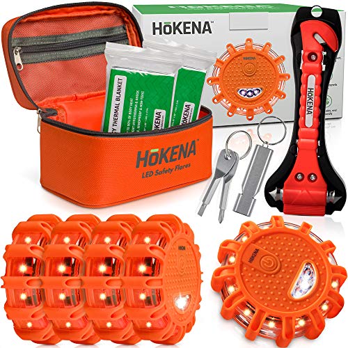 HOKENA 11 Piece Set -LED Road Flares