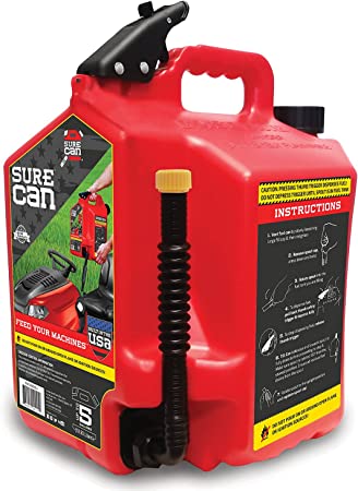 Surecan 5 Gallon Self Venting Gasoline Fuel Can