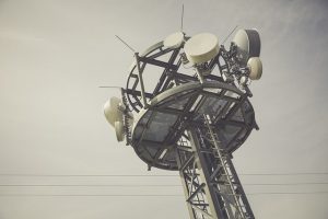 solar powered radio mast