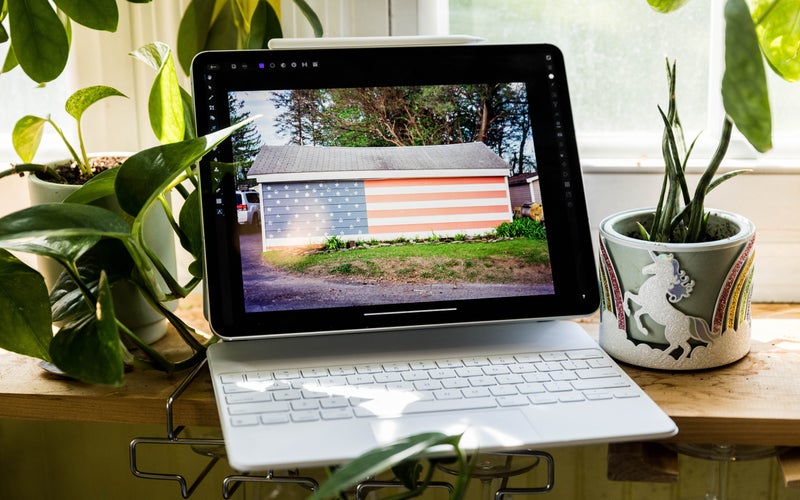 iPad Pro 12.9 inch in the Magic Keyboard Case