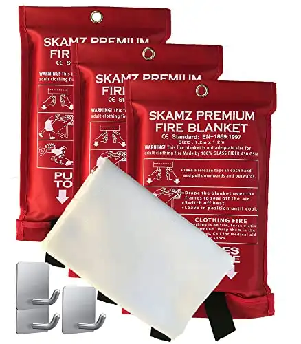 SKAMZ Emergency Fire Blanket for Home