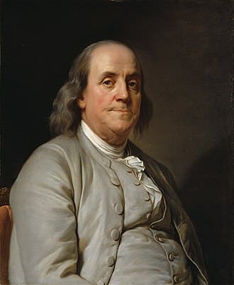 Portrait Of Benjamin Franklin