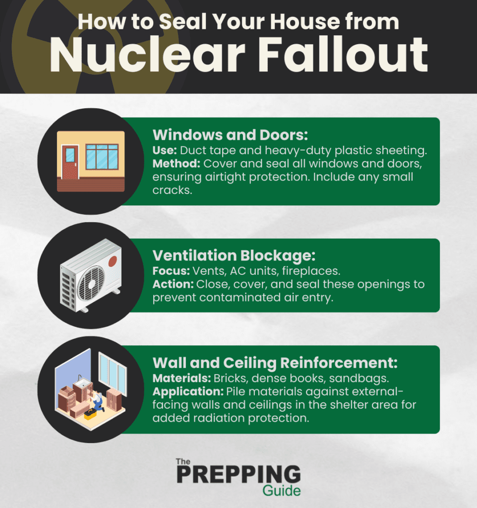 how to seal your house from nuclear fallout