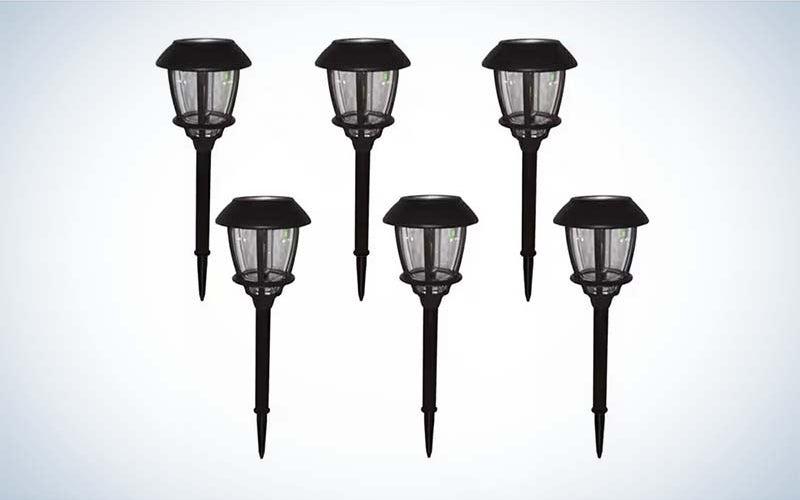 Hampton Bay makes the best solar garden lights that are path lights.