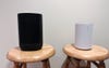 The Sonos Move 2 (left) next to its homebound sibling the Sonos Era 100 (right).