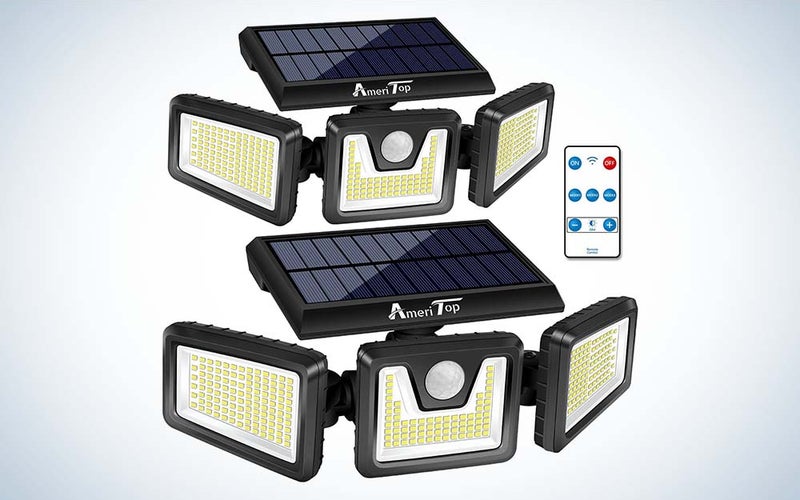 AmeriTop Solar Lights are one of the best solar landscape lights that are floodlights.