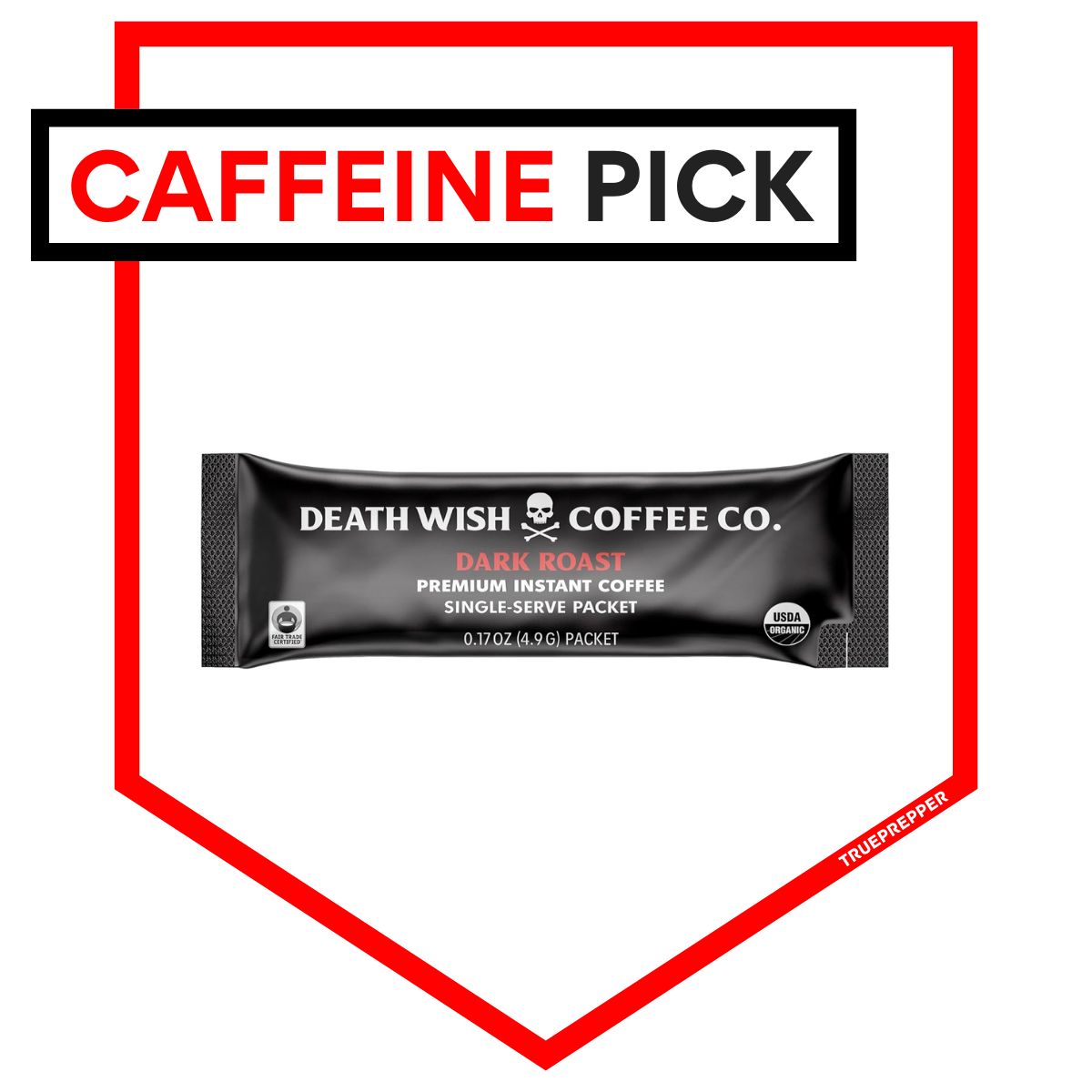 Death Wish High-Caffeine Instant Coffee Packets
