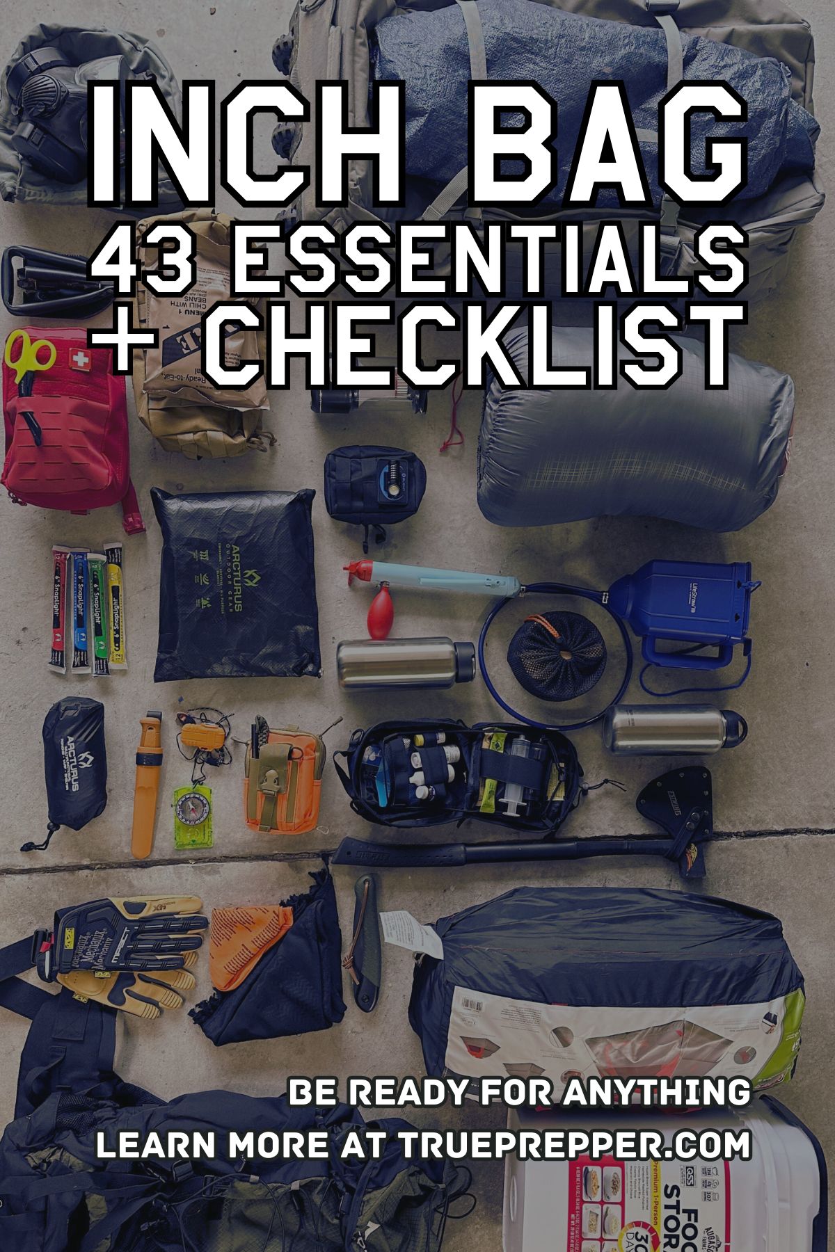 INCH Bag 43 Essentials and Checklist
