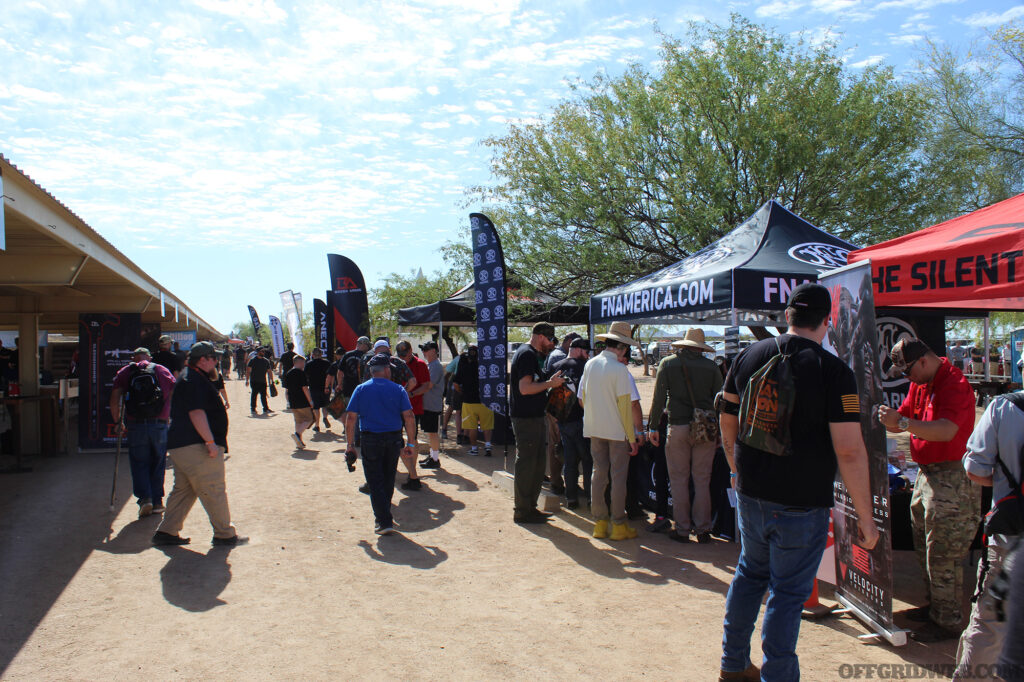 Photo of CANCON Arizona participants walking through the myriad of vendors.